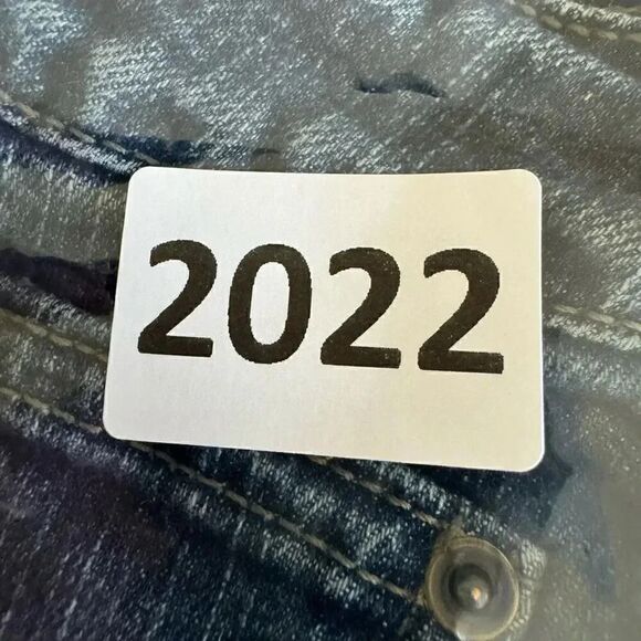 Garnet Hill Dark Wash Blue Bootcut Cotton Spandex Y2K Tall  Jeans SZ 10 #2022 - Picture 10 of 10